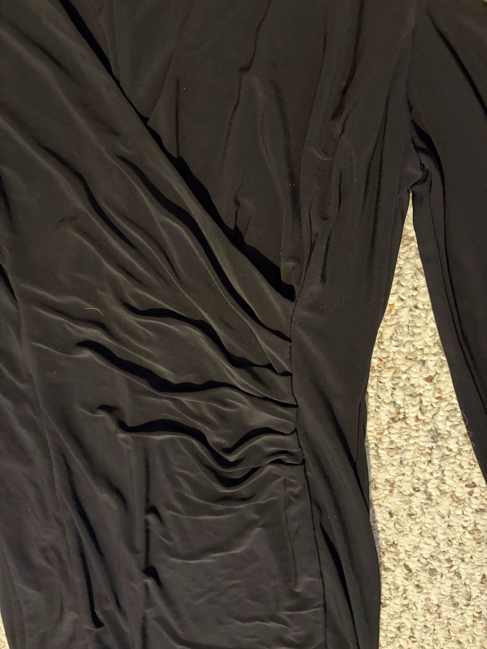 Ralph Lauren Black Dress with Green Label - Picture 4 of 4